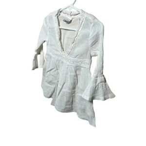 vtg the childrens place girls hippie boho Eyelet shirt 18-24M